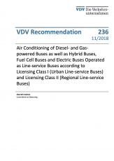 VDV-Recommendation 236 Air Conditioning of Buses according to Licensing Class I [Print]