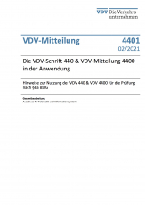 VDV-Mitteilung 4401:	Die VDV-Schrift 440 & VDV-Mitteilung 4400 in der Anwendung – Hinweise zur Nutzung der VDV 440 & VDV 4400 [PDF]