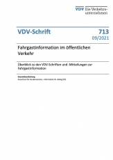 VDV-Schrift 713: Fahrgastinformation im öffentlichen Verkehr [PDF]