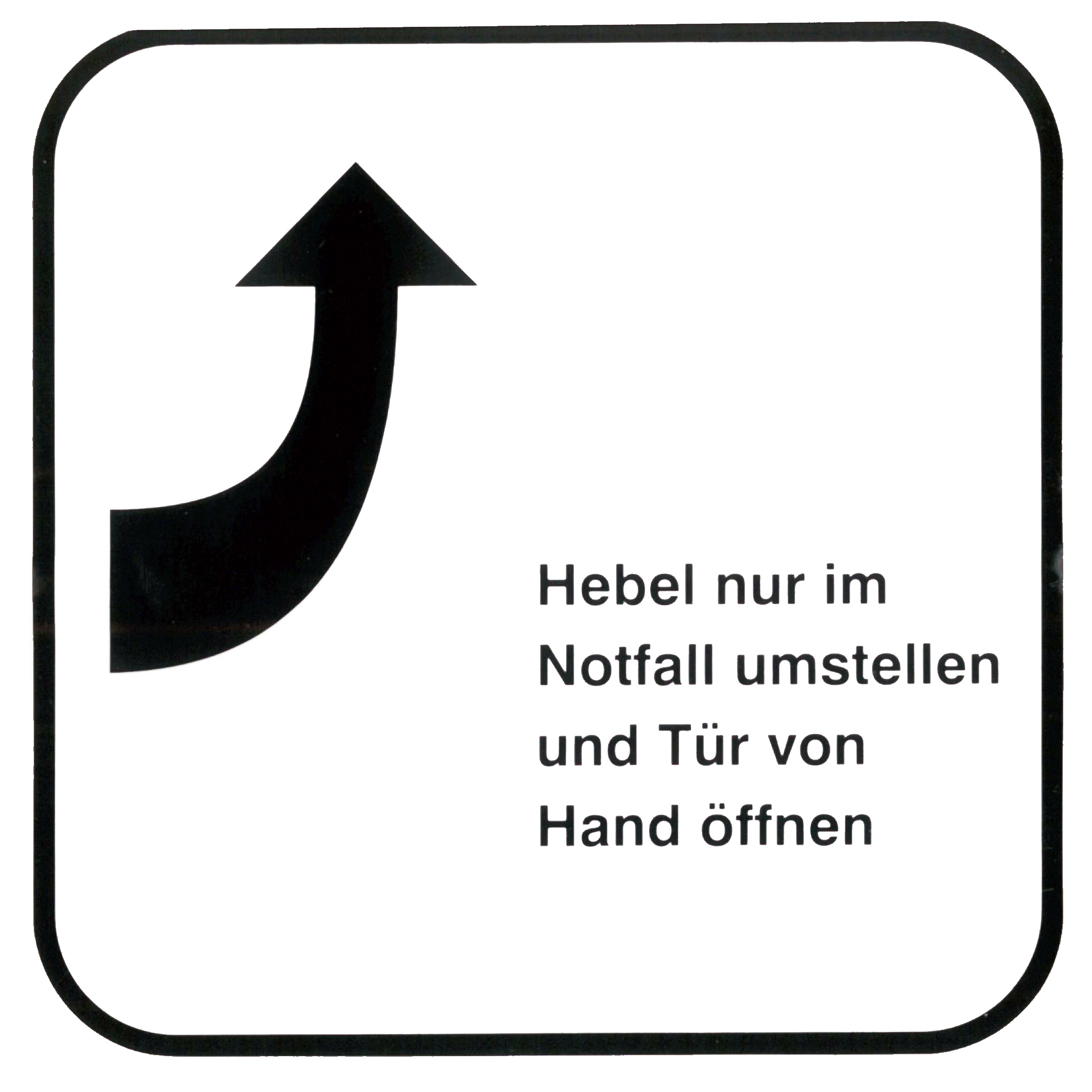 Piktogramm V20330: Handbetätigung