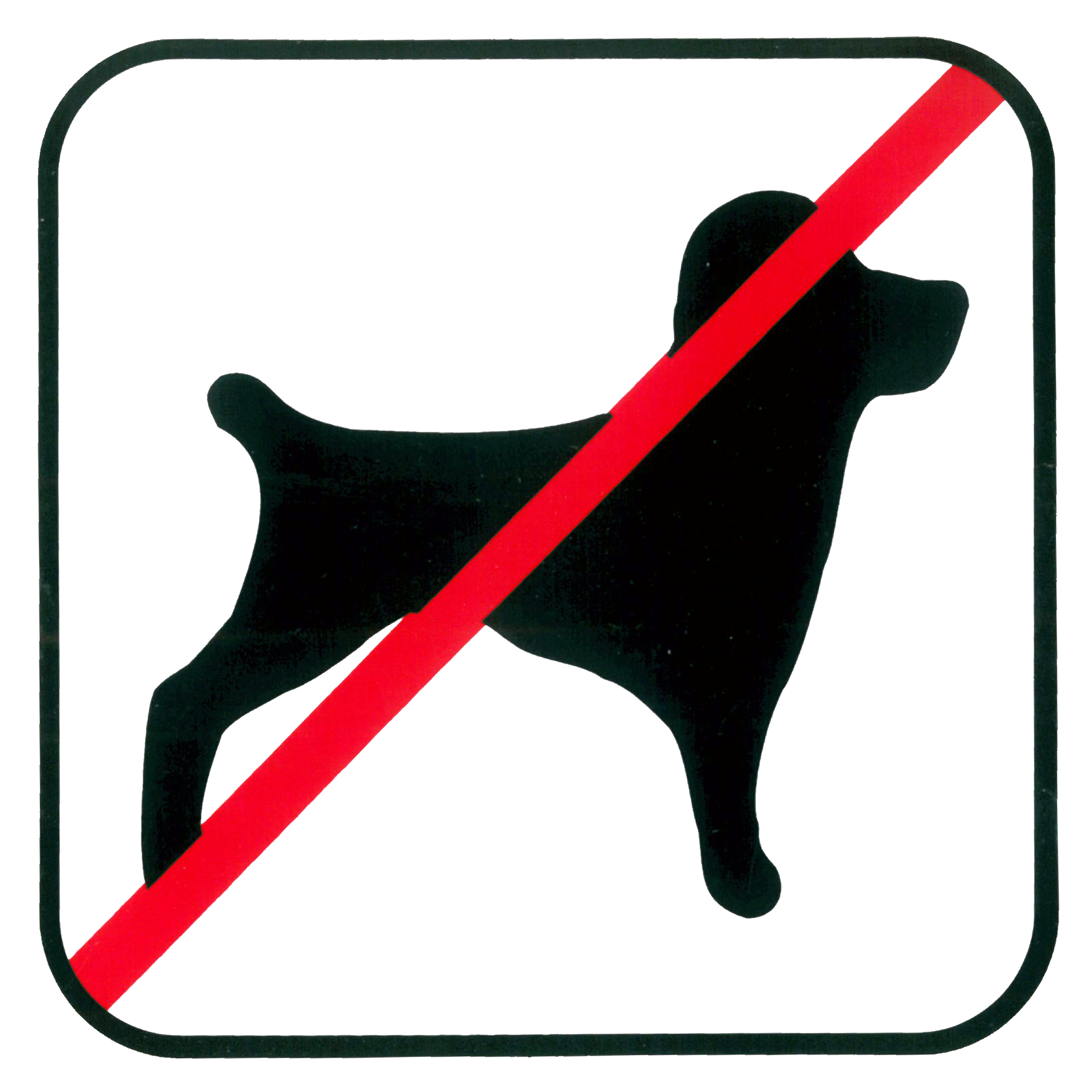 Piktogramm V20770: Verbot für Hunde