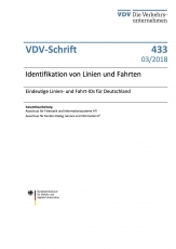 VDV-Schrift 433 Identifikation von Linien und Fahrten [PDF Datei]