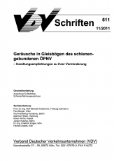 VDV-Schrift 611 Geräusche in Gleisbögen des schienengebundenen ÖPNV ...[PDF Datei]