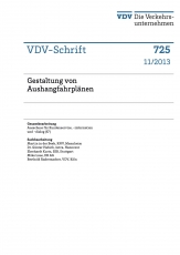 VDV-Schrift 725 Gestaltung von Aushangfahrplänen [Print]