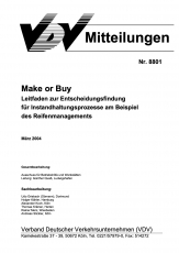 VDV-Mitteilung 8801 Make or BUY: Leitfaden zur Entscheidungsfindung für .... [PDF Datei]