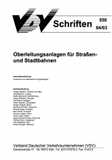VDV-Schrift 550 Oberleitungsanlagen für Straßen- und Stadtbahnen [PDF Datei]