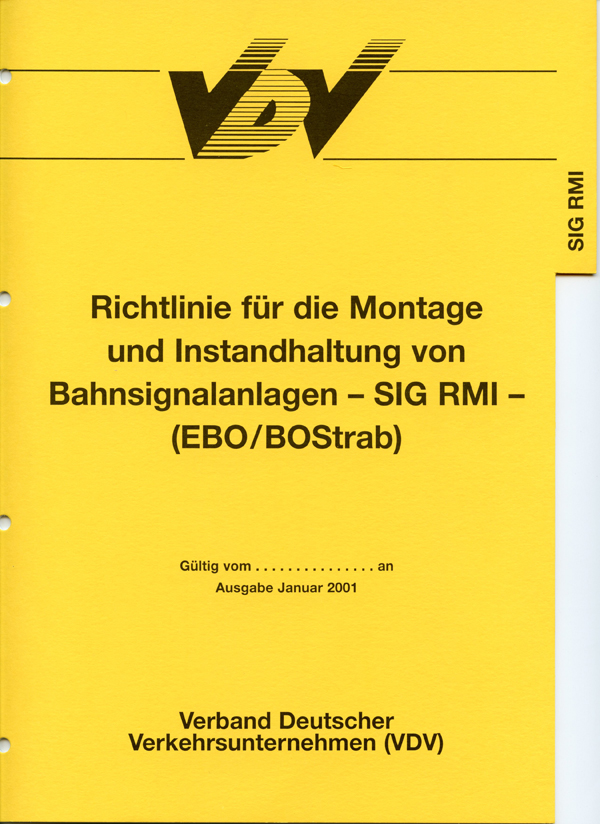 SIG RMI - Richtlinie für die Montage und Instandhaltung von Bahnanlagen [Print]