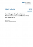 VDV-Schrift 825 Auswirkungen der ,,Clean Vehicles Directive im Linienbus auf Btriebshöfe und Werkstätten [PDF Datei]