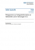 VDV-Schrift 724 Piktogramme zur Fahrgastinformation an Haltestellen und in Fahrzeugen V1.1 [PDF Datei]