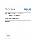 VDV-Schrift 301-2-10 IBIS-IP Beschreibung der Dienste /  Dienst / Service TimeService V1.0 [PDF Datei]