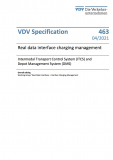 VDV Specification 463 Interface to the charging management- depot management & ITCS [Print]