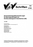 VDV-Schrift 332 Sicherheitsintegritätsanforderungen für Bahnsignalanlagen [Print]