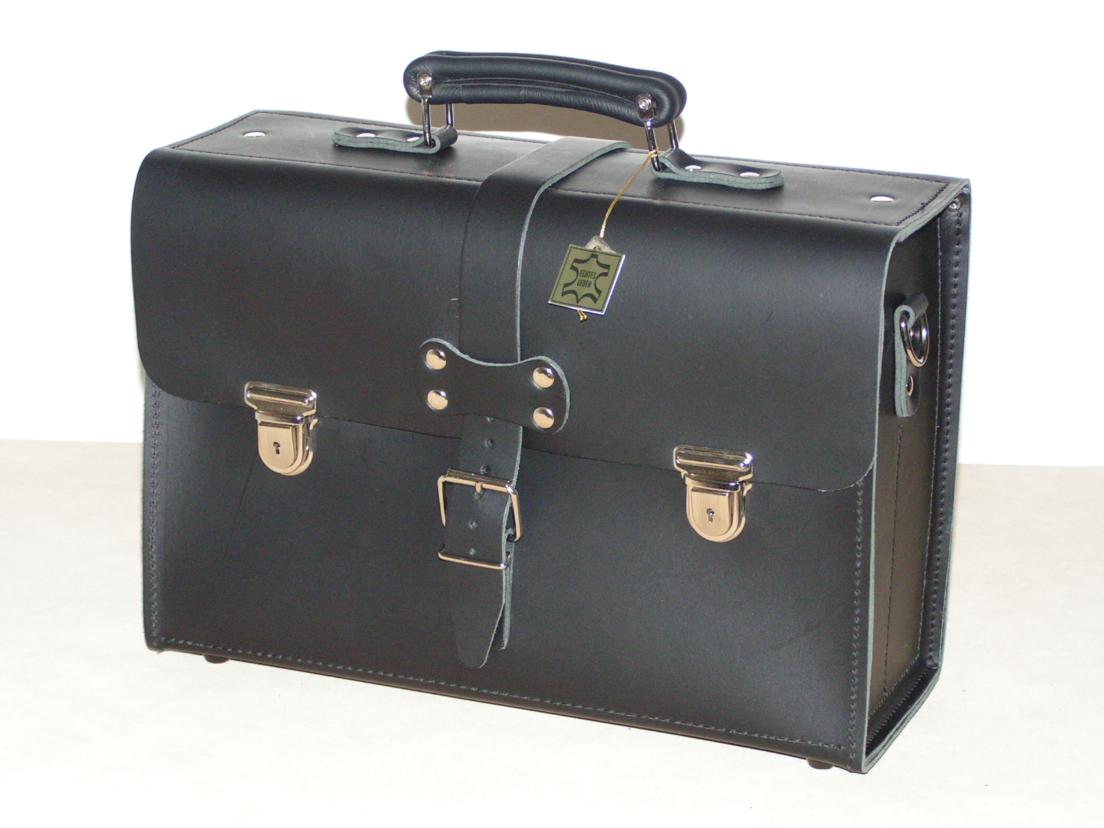 Fahrertasche Nr. 803 Rindleder schwarz