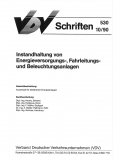 VDV-Schrift 530 Instandhaltung von Energievers.-, Fahrleistungs-  und Beleucht.-anlagen [PDF Datei]