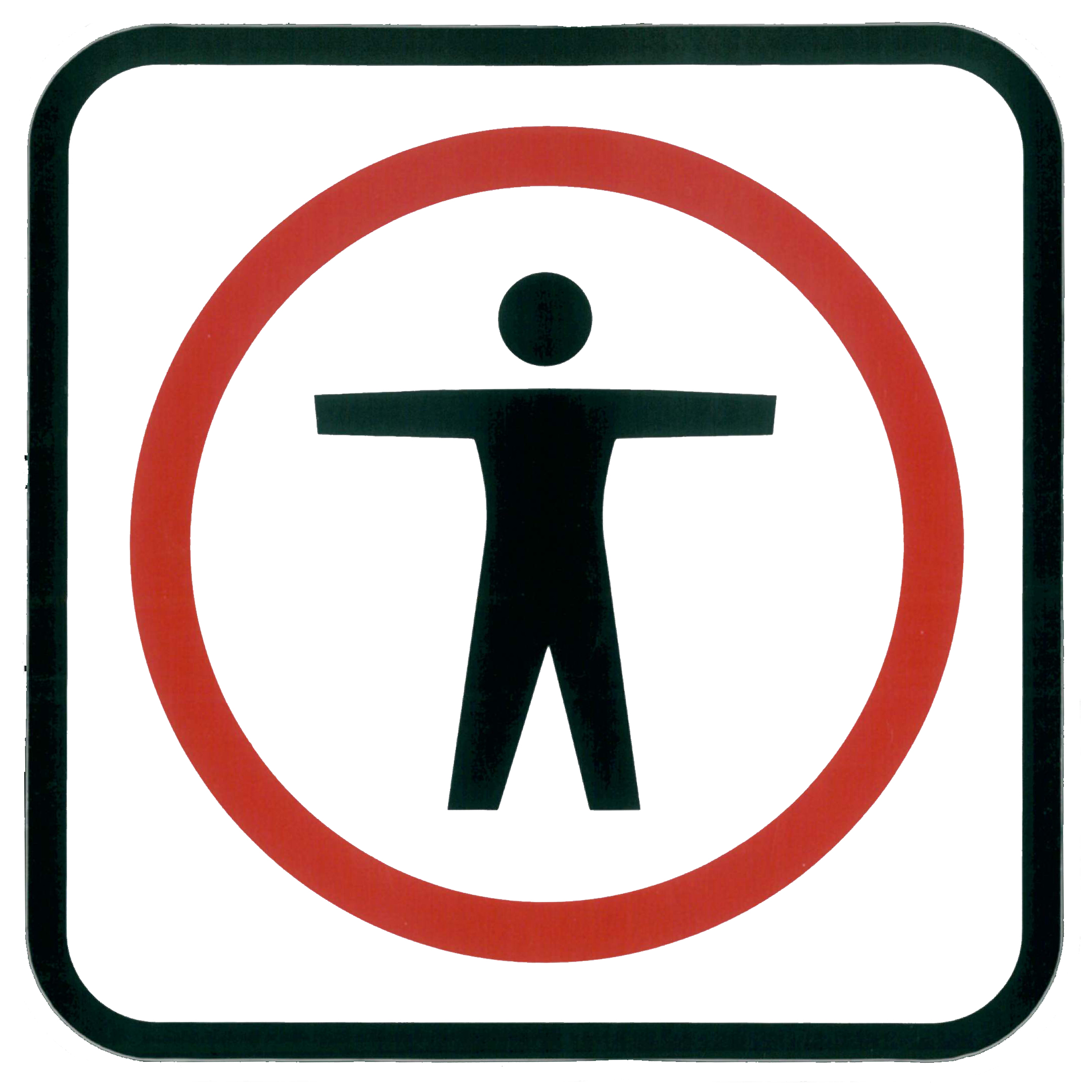 Piktogramm V20370: Sperrzeichen