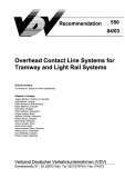 VDV-Schrift 550 Overhead Contact Line System for Tramway and Light Rail Systems [PDF Datei]