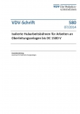 VDV-Schrift 580 Isolierte Hubarbeitsbühnen f. Arbeiten an Oberleitungsanlagen bis DC 1500V [Print]