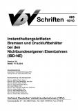VDV-Schrift 885 Instandhaltungsleitfaden Bremsen und Druckluftbehälter... [PDF Datei]