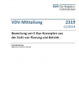 VDV-Mitteilung 2319 Bewertung von E-Bus-Konzepten aus der Sicht von Planung und Betrieb [PDF Datei]