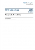 VDV-Mitteilung 5501 Mastschalterfernantriebe [PDF Datei]