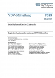 VDV-Mitteilung  7029 Die Haltestellen in der Zukunft [Print]