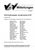 VDV-Mitteilung 9027 VDV-Positionspapier Kundenrechte im ÖV [Print]