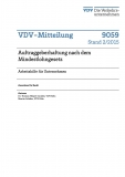 VDV-Mitteilung  9059 Auftraggeberhaftung nach dem Mindestlohngesetz Arbeitshilfe für ....[PDF Datei]