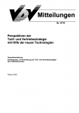 VDV-Mitteilung  9710 Perspektiven der Tarif- und Vertriebsstrategie mit Hilfe der neuen... [Print]
