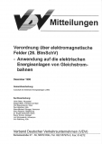 VDV-Mitteilung 5000 Verordnung über elektromagnetische Felder (26. BlmSchV) [PDF Datei]