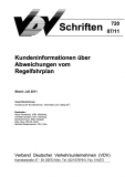 VDV-Schrift 720 Kundeninformationen über Abweichungen vom Regelfahrplan [Print]